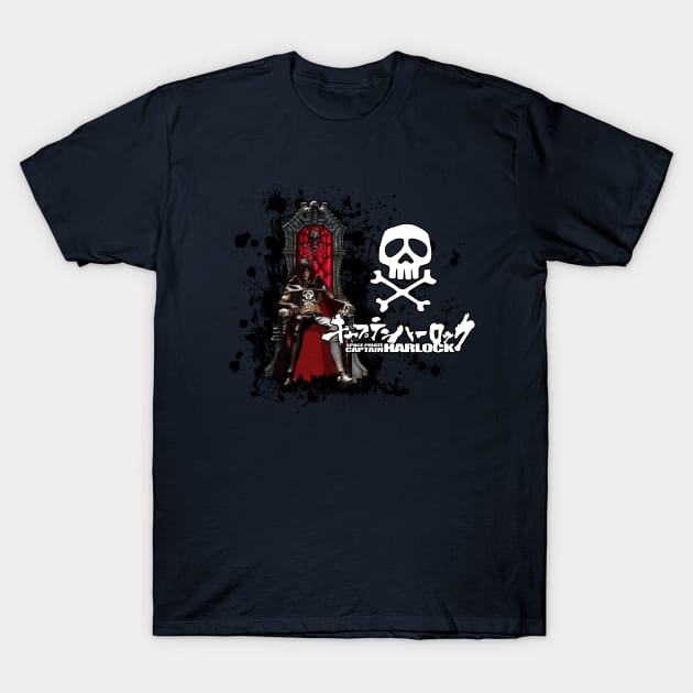 Captain Harlock T-Shirt by SirTeealot